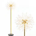 Dandelion Crystal Floor Lamp with Marble Base