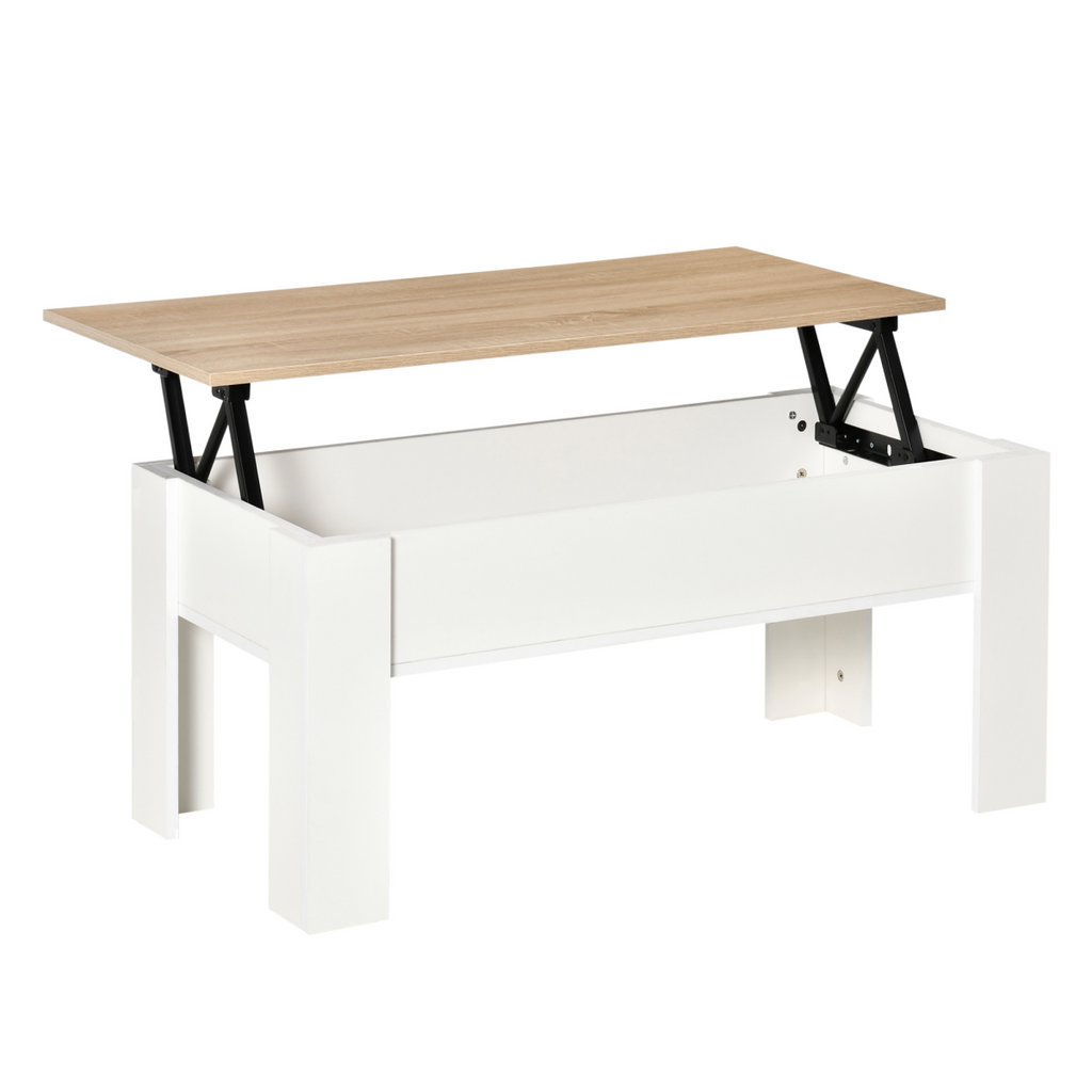 “Lift‑top coffee table with hidden storage — modern living room design”